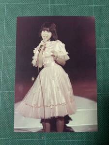 【レア】松田聖子　写真　薄ピンドレス　くびれ　アイドルチック　白肌　昭和タレント　80年代アイドル