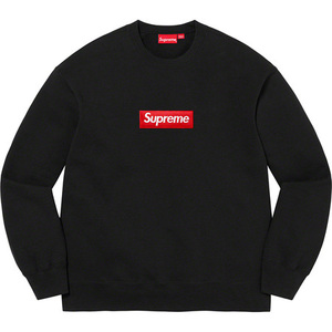 2022 AW Mサイズ Supreme Box Logo Crewneck black ボックスロゴ クルーネック シュプリーム ブラック 黒 Ｔシャツ 22 FW