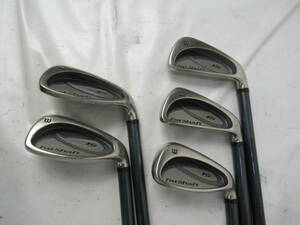 ★Wilson ウイルソン Fat Shaft アイアン #3.#6.#8.G.P. 純正カーボンシャフト D914　★レア★激安★中古★　★