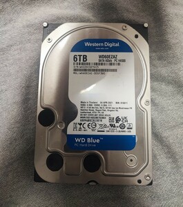 Western Digital HDD 6TB WD60EZAZ 健康状態:正常 01