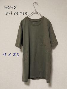 nano universe Anti Soaked Tシャツ 胸ポケット　 S