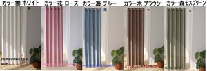 防炎アコーディオンのれん防炎アコーディオンカーテン100×200cm【自然】juuku/海　色はブルーでお届けします。