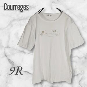 courreges クレージュ　Tシャツ/カットソー　半袖　白　コットン　ラフ 3064 852