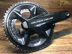 HO707 シマノ SHIMANO デュラエース DURA-ACE FC-R9200P クランクセット 52/36T 172.5mm 12S パワーメーター 両側 ※通信確認済 充電器なし