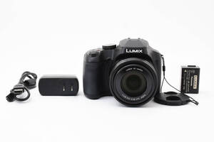 ★極美品 完動品★ Panasonic パナソニック LUMIX DC-FZ85 DC-FZ85-K デジタルカメラ ブラック バッテリー 充電器 レンズキャップ #24176