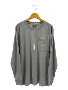 Carhartt (カーハート) Workwear LS Pocket T-Shirt ロンT 長袖Tシャツ K126 S グレー HEATHER GRAY メンズ/078