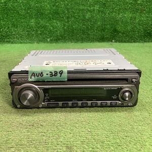 AV6-389 激安 カーステレオ KENWOOD RDT-111 Y21-5720-01 51002390 CD プレーヤー 通電未確認 ジャンク