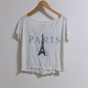 P450　AMERICANEAGLE　アメリカンイーグル　ライトグレー　カットソー　半袖　M　【メ便】