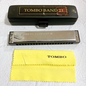 TOMBO 複音ハーモニカ C調 トンボバンド21 ケース付 TOMBO BAND