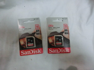 SanDisk ultra SDHC UHS-1 カード 16GB 48MB/S ２枚セット　新品未使用品 No2