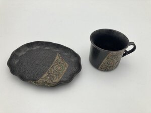 OK-529 未使用品 幸泉窯 Sultan スルタン コーヒー 碗皿 カップ&ソーサー セット 陶器 食器