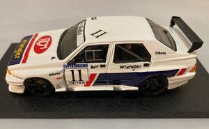 SCmodel 1/43 レジン完成品 AlfaRomeo 75 turbo evo, Wrangler CIVT 1992 アルファロメオ