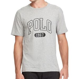 USA正規品 【XL】 POLO ポロ RALPH LAUREN ラルフローレン est. 半袖 クルーネック Ｔシャツ クラシックフィット 綿100% グレー (RL1)