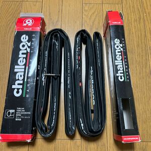 ブラック新品イタリアCHALLENGE ELITE PRO(PPS)耐久性チューブラータイヤ28x25 700x25C 2本セット