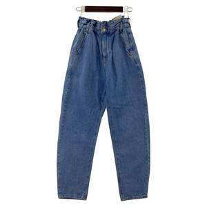 美品 ZARA ザラ タグ付き デニムパンツ size32/ライトブルー