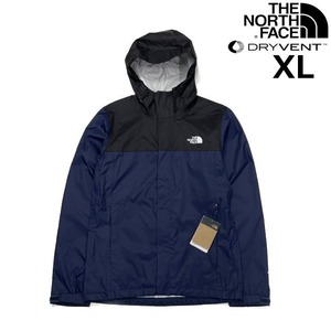 1円～!売切!【正規新品】THE NORTH FACE◆VENTURE 2 JACKET マウンテンパーカー US限定 パッカブル 撥水 アウトドア(XL)紺 黒 180915-55