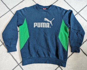 PUMA プーマ★キッズ　トレーナー　青　140