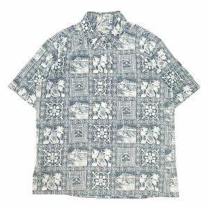 reyn spooner レインスプーナー　Graphic S/S Pullover Shirts ブルー系 サイズ表記無し