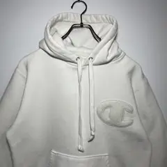 Champion チャンピオン　パーカー　サイズM フーディー　デカロゴ　古着