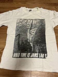 レア KLF WHAT TIME IS JAMS LAB? オマージュTシャツ JAMs LABORATORY 古着 テクノ 洋楽 音楽 90