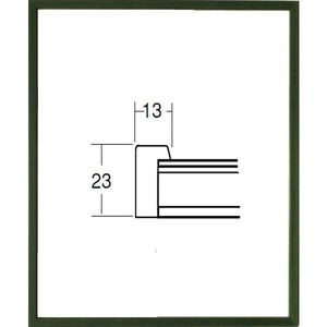 デッサン用 額縁 5767 半切サイズ グリーン