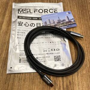 MSL FORCE【USB-C to Mini DisplayPort 変換ケーブル】未使用品