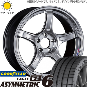 225/45R18 サマータイヤホイールセット レガシィB4 etc (GOODYEAR ASYMMETRIC6 & SSR GTX03 5穴 100)