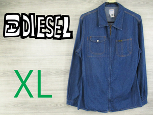 DIESEL●ディーゼル イタリア製＜フルジップ デニム ジャケット 長袖シャツ＞●M0565c