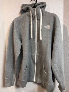 THE NORTH FACE ザノースフェイス　 パーカー　ジップアップ　フーディ　 グレー XL