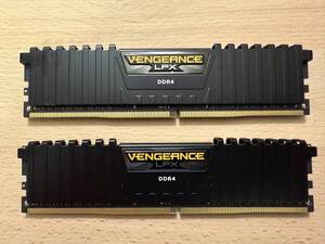 メモリ CORSAIR DDR4 32GB(16GBx2) 3200MHz VENGEANCE LPX