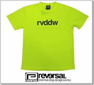 リバーサル reversal rvddw DRY MESH TEE rvbs053-NEON YELLOW-XL Tシャツ 半袖 カットソー ドライメッシュ