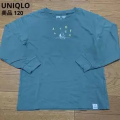 美品【120】UNIQLO UT長袖 スヌーピー