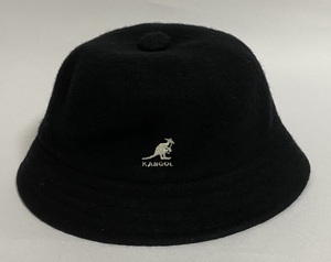 ☆KANGOL カンゴール ベルハット バケットハット サイズOSFA 内周約59cm-60cm 黒 ブラック 