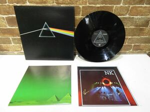 PINK FLOYD THE DARK SIDE OF THE MOON ピンク フロイド 狂気 LP レコード ポスター2枚付き 洋楽 ロック 【1050mk】