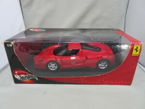 【外箱開封済未展示品】HOT WHEEL ホットウィール　1/18★ENZO FERRARI エンツォ・フェラーリ　レッド★