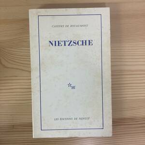 【仏語洋書】ニーチェ ロワイヨーモン覚書 / ジル・ドゥルーズ、ピエール・クロソウスキー他（著）