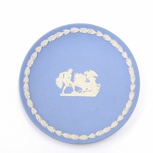 ウェッジウッド(WEDGWOOD) ジャスパー ブルー プレート 16.5cm 【中古】 A-18917