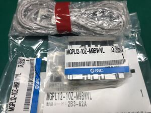 新品未使用　SMC ガイド付薄形シリンダMGPL12-10Z-M9BWVL