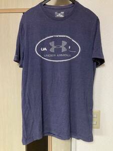 ★アンダーアーマー UNDER ARMOUR UAテック Tシャツ 半袖 ネイビー 紺色 Sサイズ メンズ