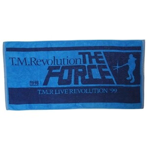 T.M.Revolution(西川貴教) T.M.R.LIVE REVOLUTION 99 -THE FORCE- バスタオル ブルー