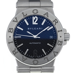 ブルガリ BVLGARI DG35S ディアゴノ デイト 自動巻き メンズ 美品 Q#134698