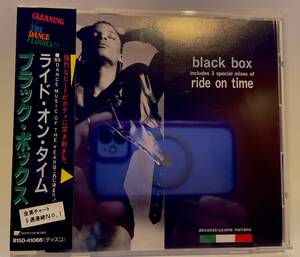 BLACK BOX "RIDE ON TIME" CDシングル国内盤帯付き　USED新品同様