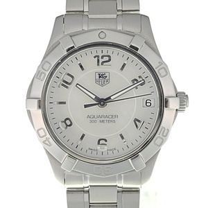 タグホイヤー TAG HEUER WAF1311.BA0817 アクアレーサー デイト クォーツ ユニセックス 良品 C#136090