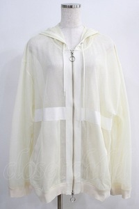 MILKBOY / MESH ZIP UP HOODIE アイボリー H-24-12-27-070-MB-JA-KB-ZH