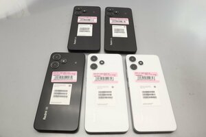 シャオミ Redmi 12 5G 128GB A401XM 計5台セット ■ソフトバンク★Joshin(ジャンク)0667【1円開始・送料無料】