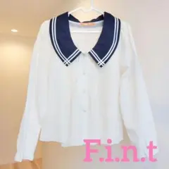 ♥F.i.n.t♥ フィント  セーラーカラー ブラウス　制服　韓国　タイなし