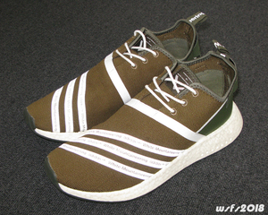 【USED】ADIDAS WM NMD R2 PK (WHITE MOUNTAINEERING) US10.5 [23/05]アディダスノマドＲ２プライムニットホワイトマウンテニアリング