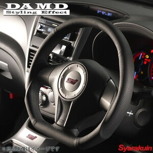 DAMD/ダムド ステアリング SS358-D（L） ブラックステッチ インプレッサ WRX-STI GRB/GRF/GVB/GVF アプライド：A-