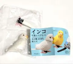 インコ　ガチャ　可動＆マグネット　匿名配送