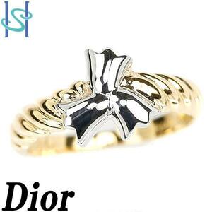 年末大感謝祭【最大40%OFF】ディオール K18YG Pt900 チューリップ フラワー 花 植物 リボン 地金のみ Dior 送料無料 美品 中古 SH105544